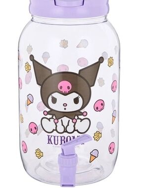 New Sanrio Plastic Kuromi Character Beverage Dispenser - Lavender Accents